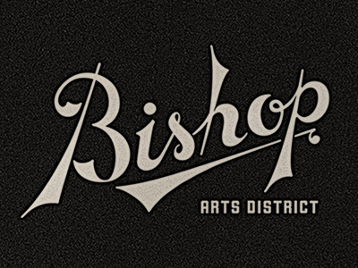 Bishop Arts District 2 arts bishop black district grey sans script texture