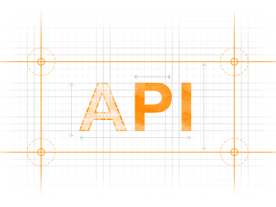 API api blueprint grid orange