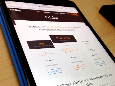 Pricing page pricing responsive