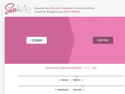 SassMe v2.0 css react sass scss web design