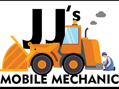 JJs Mobile Mechanic corporate design corporate id design logo machinery mechanic plant machinery startup yellow
