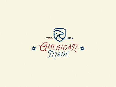 American Made branding custom type design icon identity lettering logo type type design typography wordmark