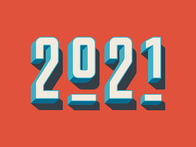 2021 design numbers type typography