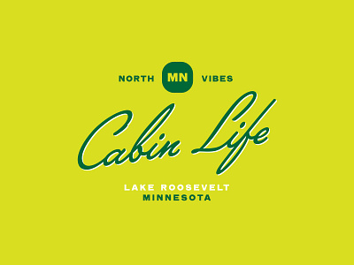 Cabin Life branding design logo typography vector wordmark