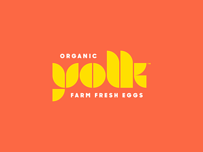 Yolk Eggs Branding & Identity branding design identity logo type typography