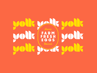 Yolk Eggs Branding & Identity branding design identity logo typography