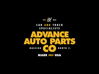 Advance Auto Parts autoparts branding cars design identity