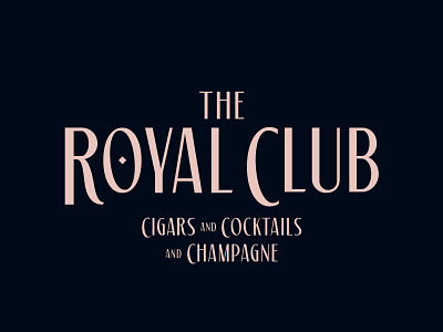 The Royal Club 1920s art deco club restaurant royal upscale vintage type