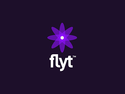 Flyt Brand Mark atom drones propeller purple sdk