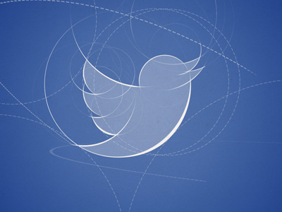 Early Blueprint Style bird motion design motion graphics new logo twitter