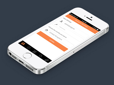 Mobile App app clean flat freelancer minimal mobile professional typo ui ux web design