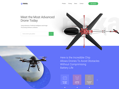 Drone_Homepage Design