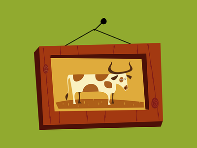 cow frame ai illustrator