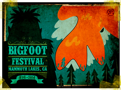 Bigfoot Festival ai psd