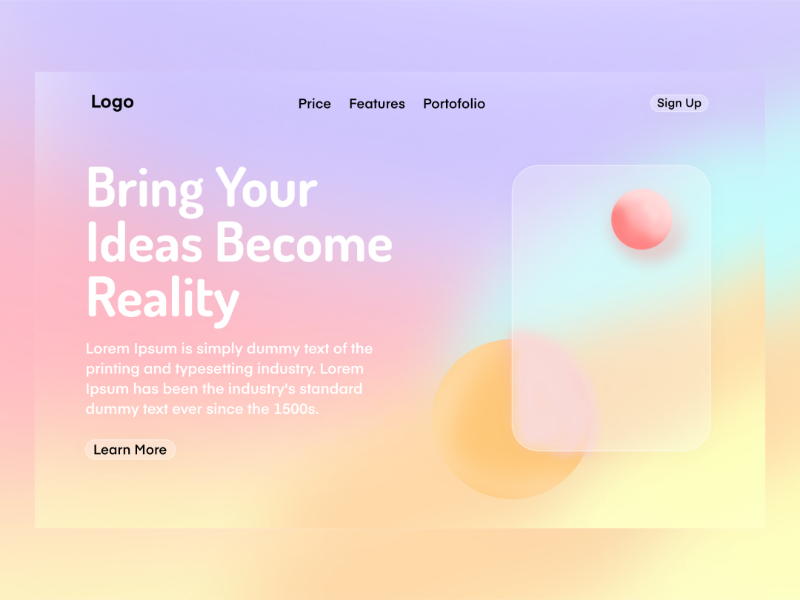 Web design With colorful color by andigravit on Dribbble