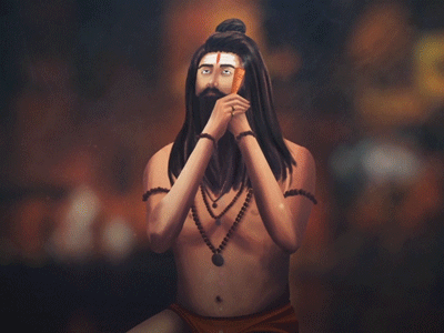 Aghori aghori animation image india indian smoke smoking weed