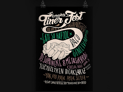 Typographic Tinerfest poster