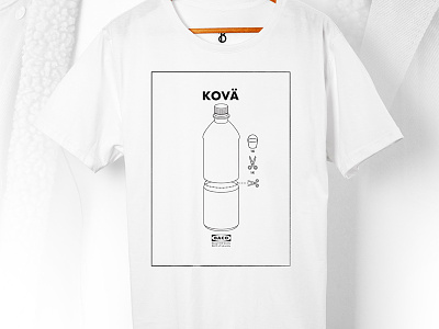 Kova Tee for Baco baco ikea illustration t-shirt tee textile design typography