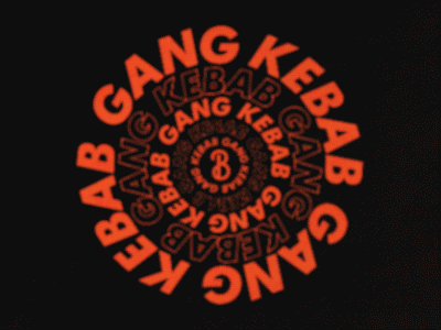 KEBAB GANG for Baco baco design gif gif animated illustration logo typography