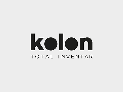 Kolon branding design logo visual identity