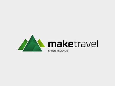 MakeTravel faroe islands logo moutains