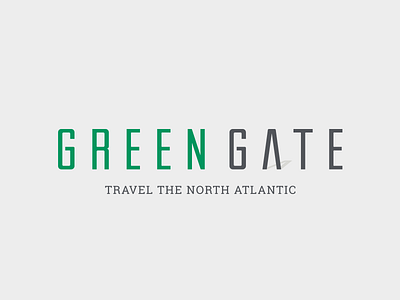 Green Gate branding colors denmark design flight logo