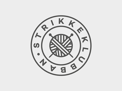 Strikkeklubban denmark design logo