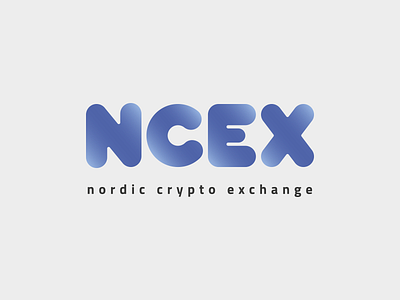 Ncex colors design gradient logo