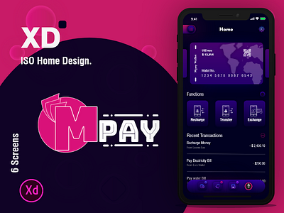 M-pay Home Concept app app design concept design e commerce app iphone app mpay nevildesigns ux webappcode