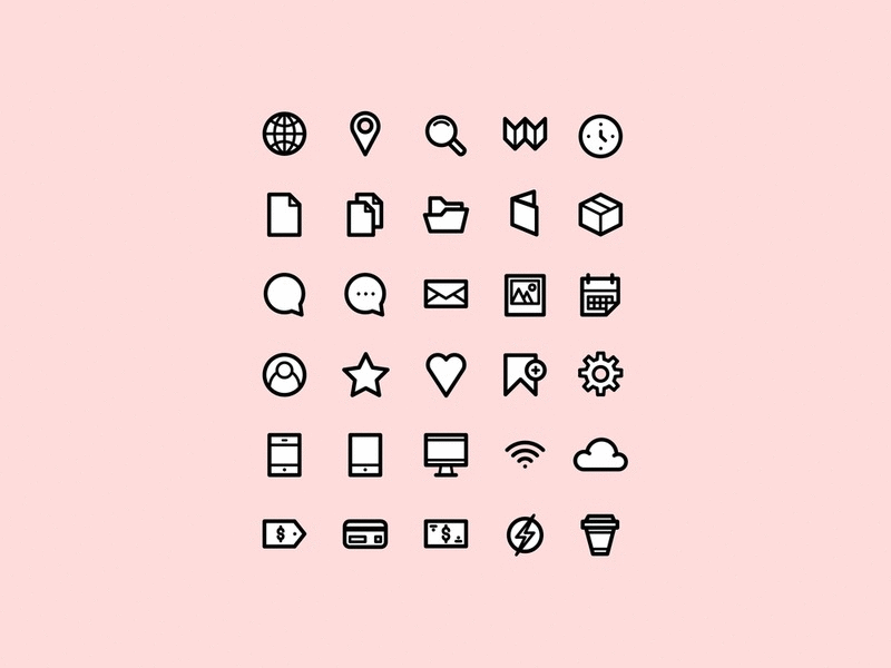 Simplicons 2.0 (Animated) [Free Download] 2.0 download flat free icon minimal set simple simplicons