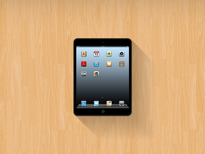 iPad Mini Mockup (Free PSD)
