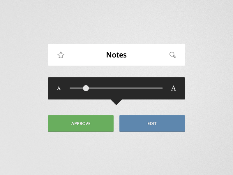 Flat Reader Elements (Free PSD) flat reader elements free psd user interface