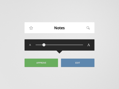Flat Reader Elements (Free PSD)