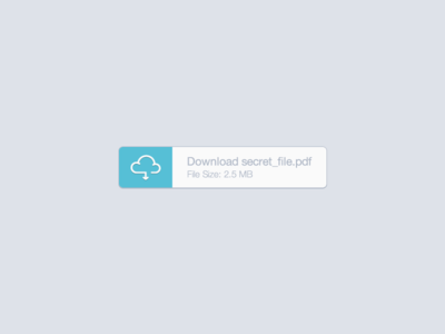 Download Button (Free PSD)