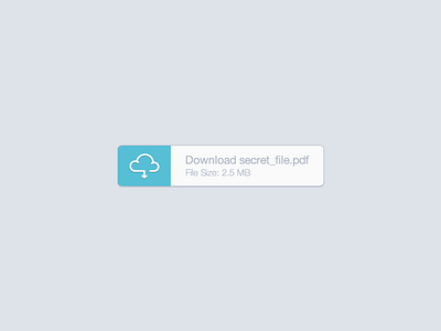 Download Button (Free PSD) button cloud download free freebie psd