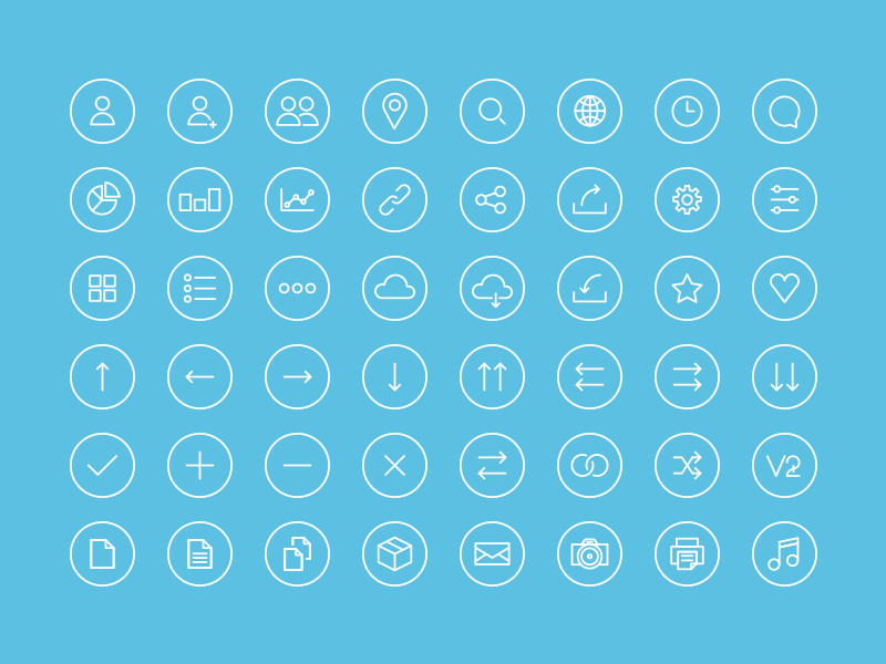 Newsletter Icons newsletter email icon set stroke thin simple minimal weight shootproof
