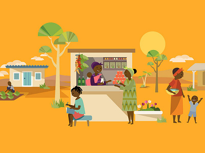 Wateraid Illustration