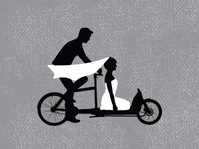 Cargo Bike Bride & Groom