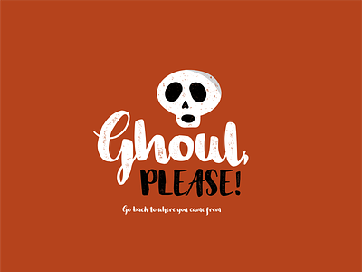 Ghoul Please ghost ghoul halloween illustration maker of rad texture zombie
