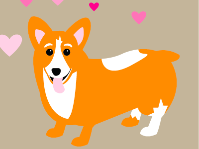 Valentine Corgi