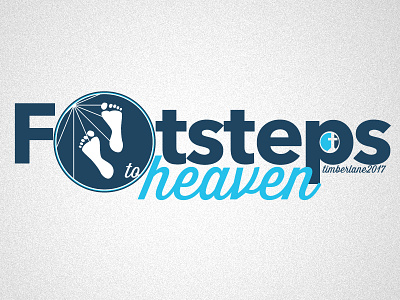 Footsteps To Heaven graphic christian church logo religious timberlane