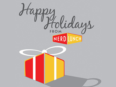 Nerd Lunch Podcast Holiday Graphic christmas holidays nerd lunch