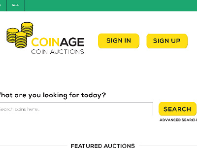 CoinAge Website Design