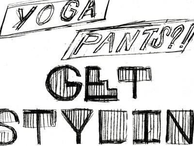 Fashion Advice drawn fashion hand illustration lettering typography
