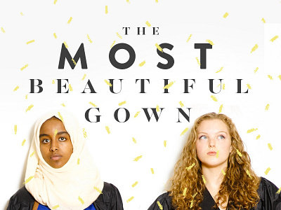 The Most Beautiful Gown lockup brandon grotesque education empowerment fashion girls majesti banner non profit pro bono women
