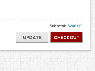 Clean Cart Checkout button checkout red shopping cart subtotal update