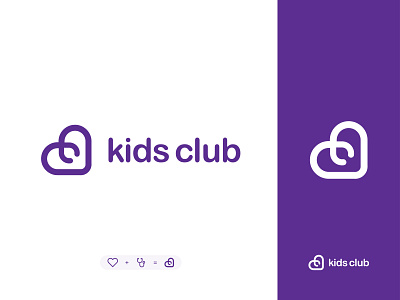 kids club logo design