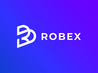 Robex Logo 3d app icon app logo brand branding creative logo icon identity lettermark logo logo design logotype medical app medical logo minimalist modern monogram logo symbol