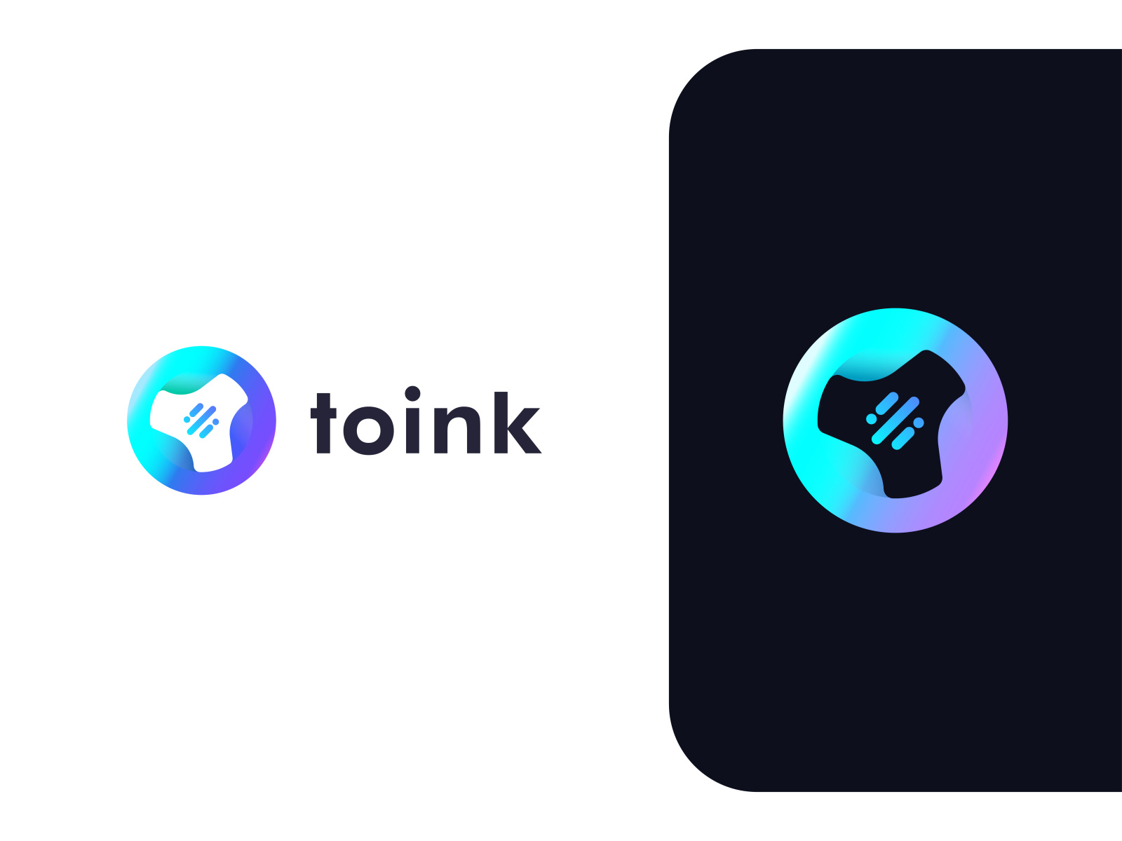 Toink logo design by Jowel Ahmed on Dribbble