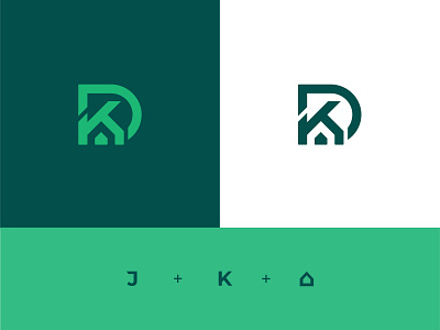 Letter Mark Logo abstract logo app icon brand branding creative logo graphic design green logo icon illustration k logo letter logo lettermark logo logo design logotype mark minimalist real estate simple logo ui